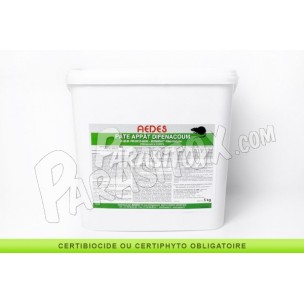 Anti souris pâte appât au difénacoum 10kg